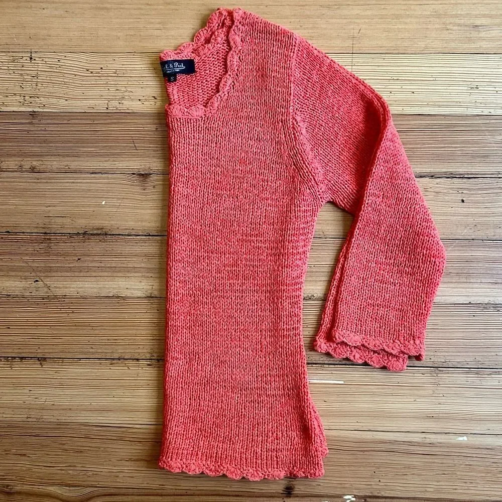 Peck & Peck collection knit sweater. Size S.